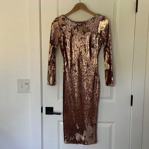 Dress the population sequin dress